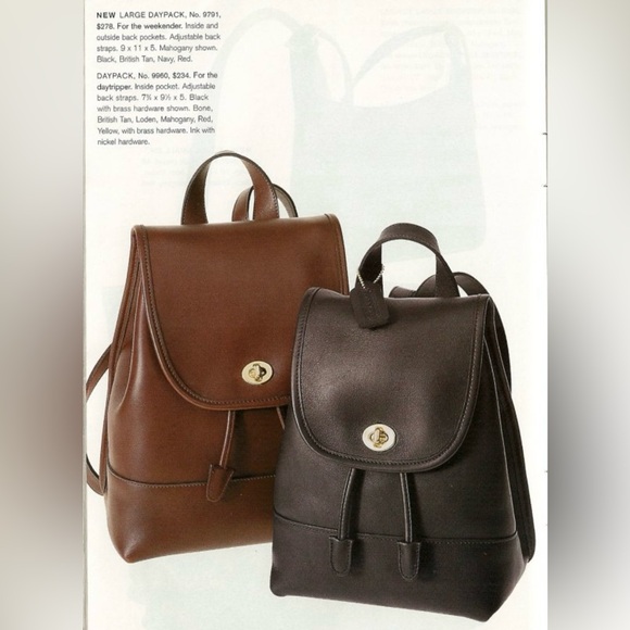 VINTAGE COACH DAYPACK, BLACK No. 9960 - Picture 14 of 14